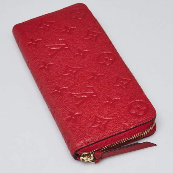 Louis Vuitton Cerise Monogram Empreinte Leather Clemence Wallet - Picture 2 of 9